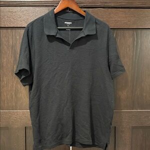Bonobos Black Textured Polo Shirt